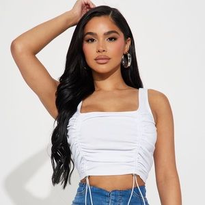 True Perfection Ruched Top, Fashion Nova 💅